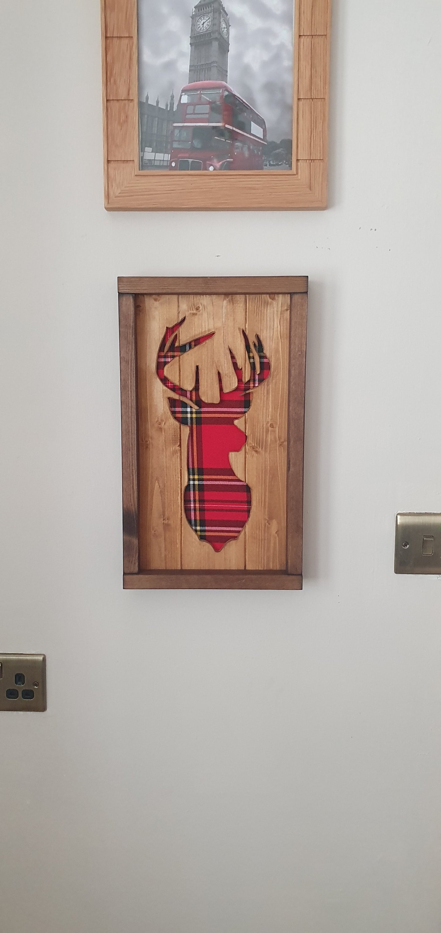 Pine & Tartan Stag Frame