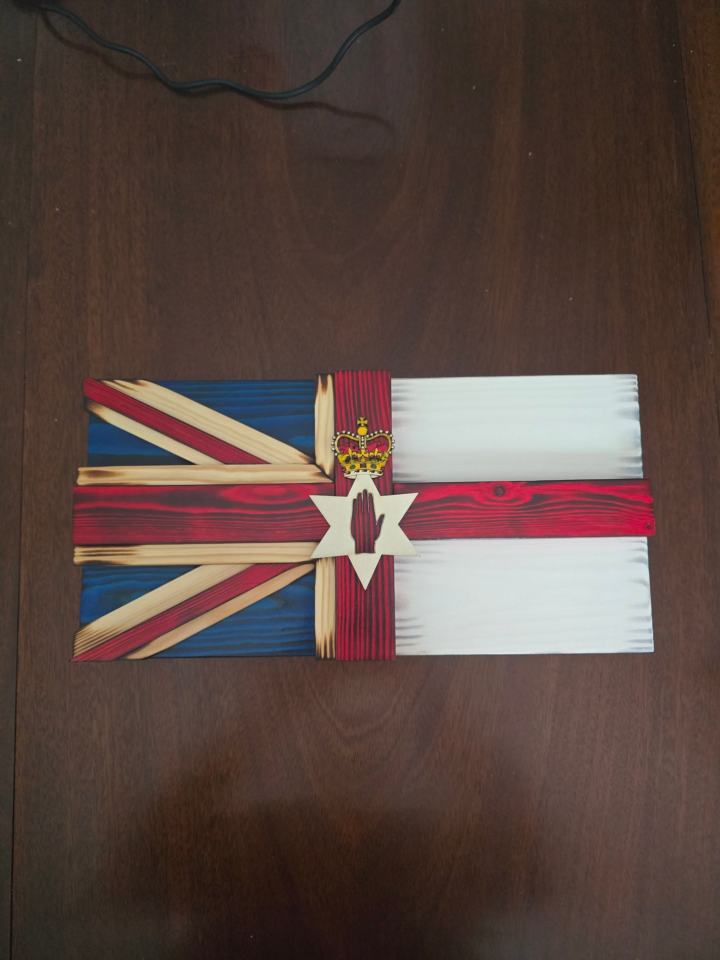 Half British Half Ulster 3D flag