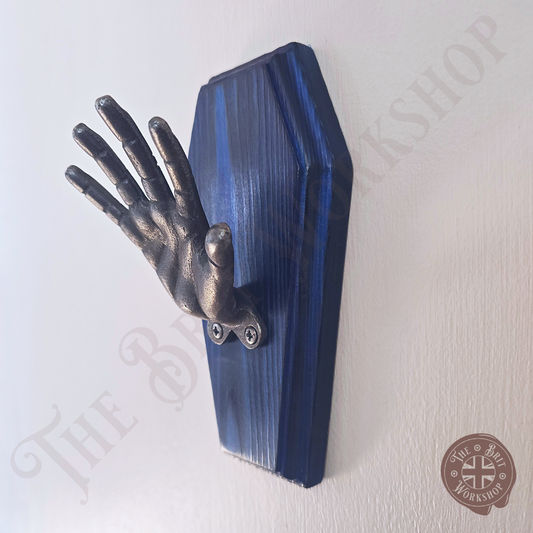 Cast Iron haunted hand coat hook/key holder