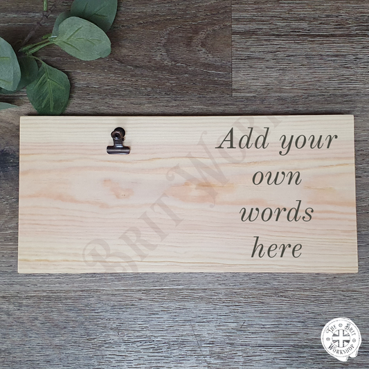 Personalised Photo Board Arts & Crafts Blank