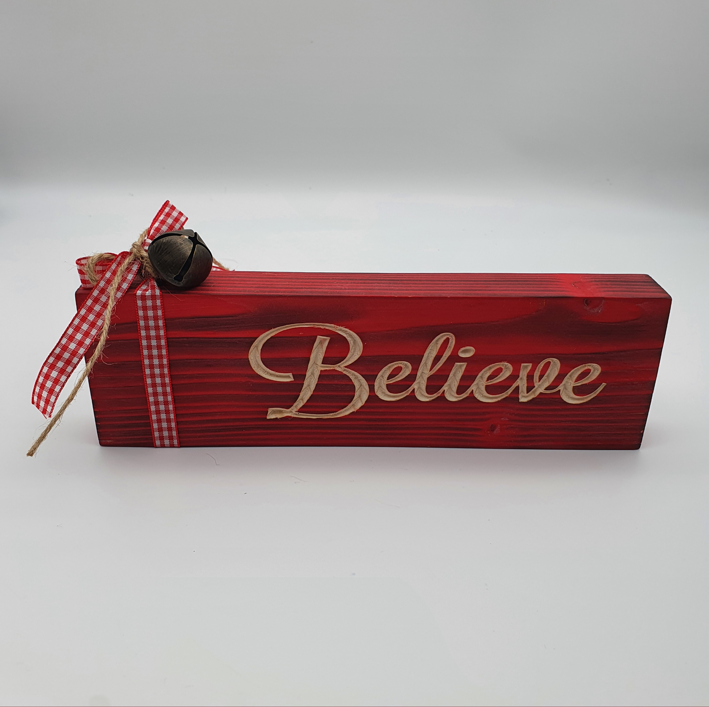 Christmas 'Believe' block - The Brit Workshop
