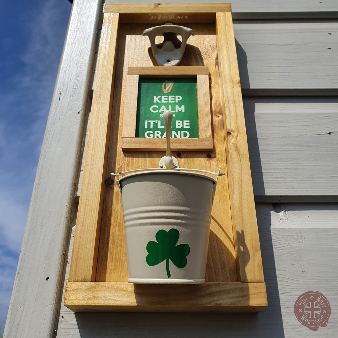 Keep calm sure it'll be grand rustic wall mounted bottle opener - The Brit Workshop