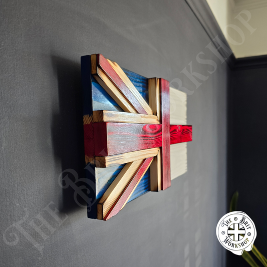 Small 3D British & English flag