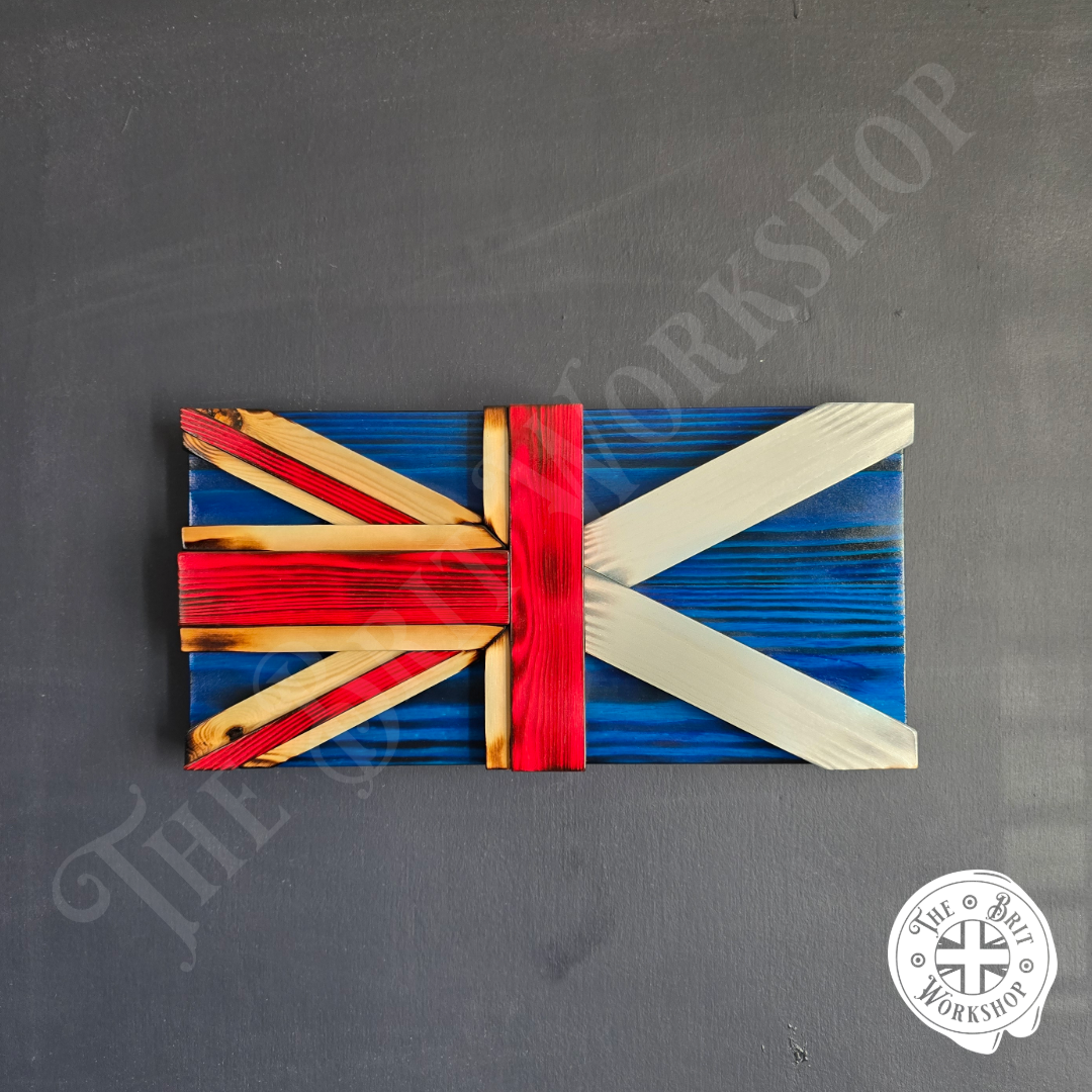 Small 3D British & Scottish flag