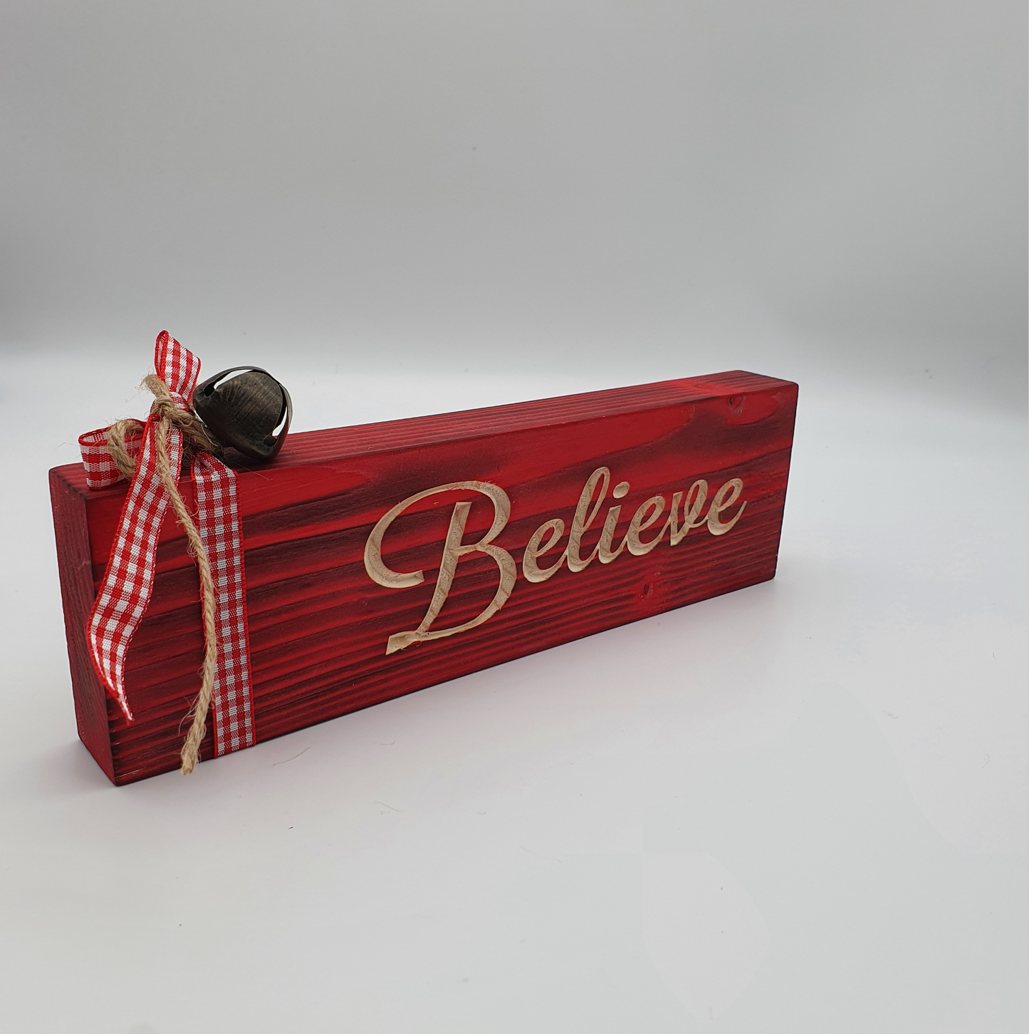Christmas 'Believe' block - The Brit Workshop