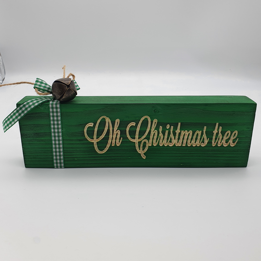 Christmas "Oh Christmas tree" block - The Brit Workshop