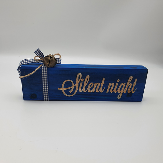 Christmas "Silent night" block - The Brit Workshop