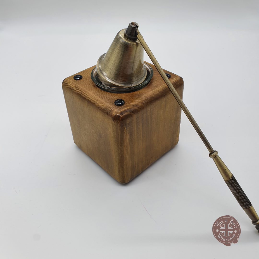 Rustic votive candle holder - The Brit Workshop