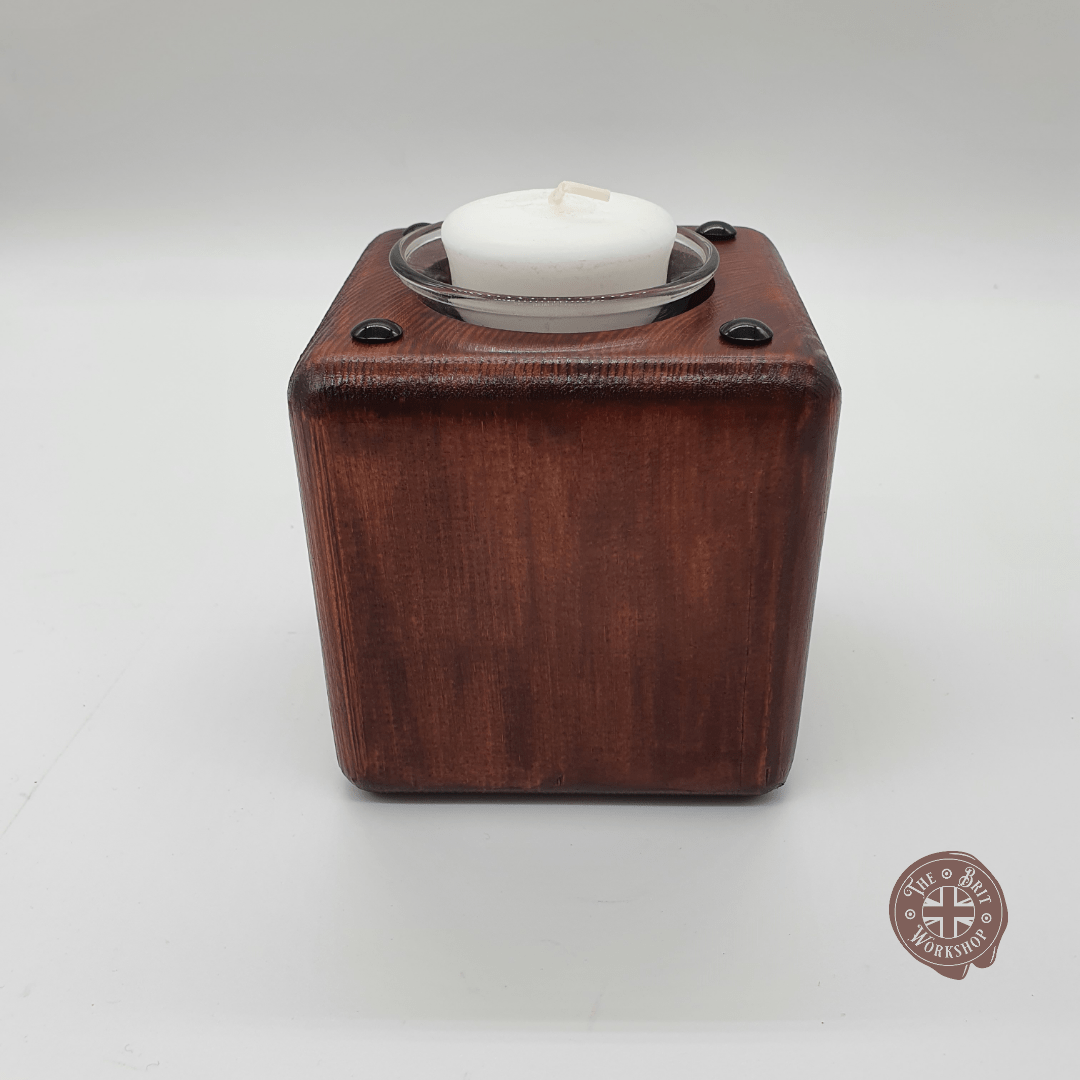 Rustic votive candle holder - The Brit Workshop